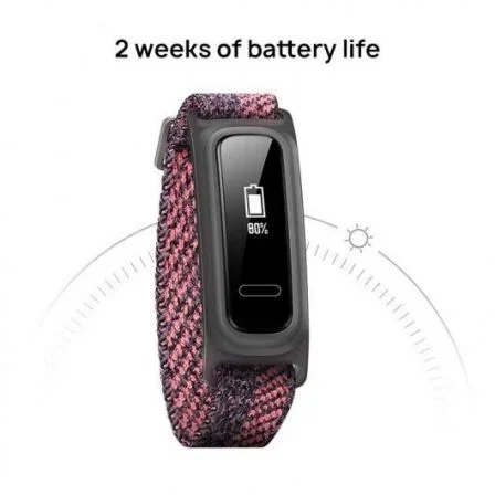 Huawei Band 4e Smartband Negro Sakura Coral - Autonomía 9 días, Bluetooth